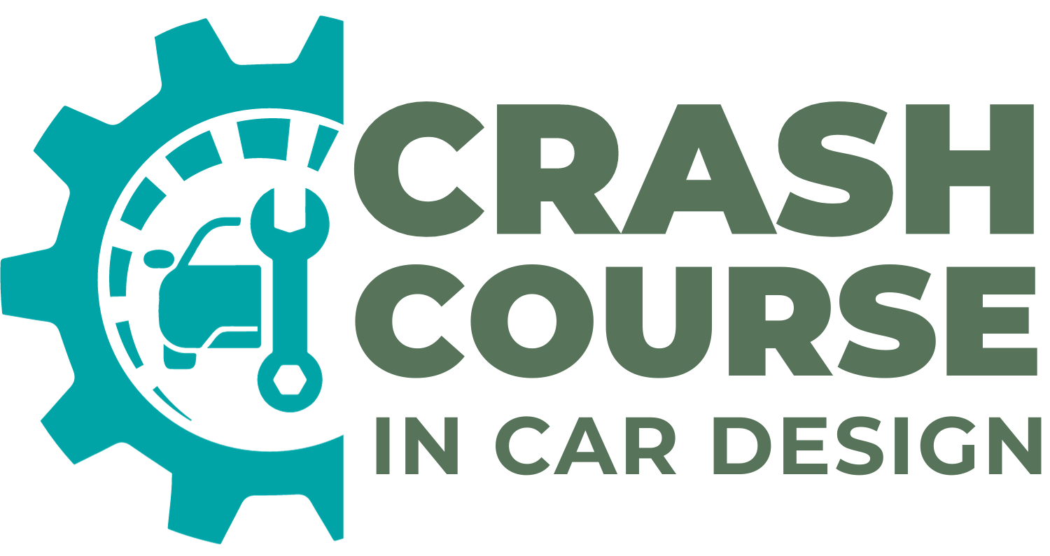 Graphic that says Crash Course in Car Design